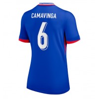 Echipament fotbal Franţa Eduardo Camavinga #6 Tricou Acasa European 2024 pentru femei maneca scurta